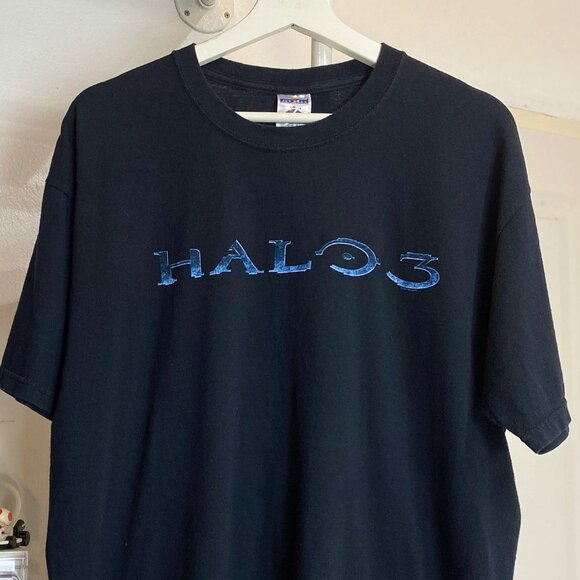 HALO 3 Reprint Vintage Promo Tshirt Gaming Xbox - Picture 1 of 2